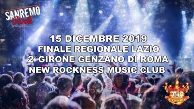 Sanremo Rock finale Lazio