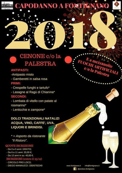 capodanno 2018 Fontignano