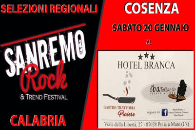 Sanremo Rock2018 Cosenza Sanremo Rock2018 Cosenza