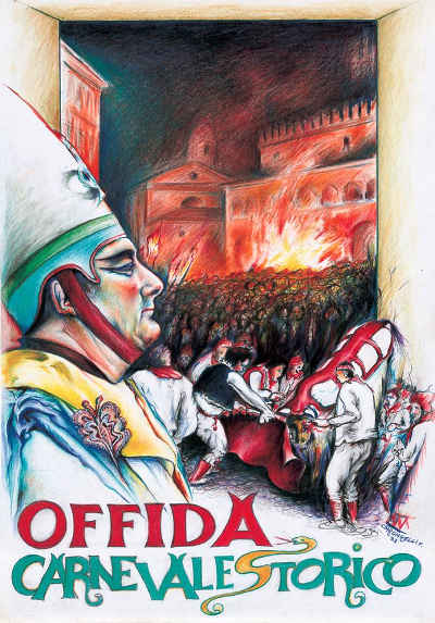Carnevale Storico di Offida, edizione 2018. © Carnevale Storico Offida pagina Facebook. Carnevale Storico di Offida, edizione 2018. © Carnevale Storico Offida pagina Facebook.
