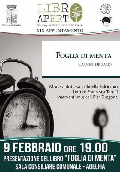 presentazione Foglia di Menta, locandina