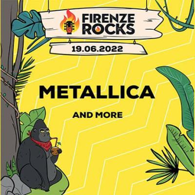 Metallica al Firenze Rocks 2022 - locandina