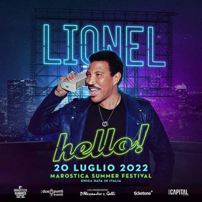 Lionel Richie - locandina Marostica 2022