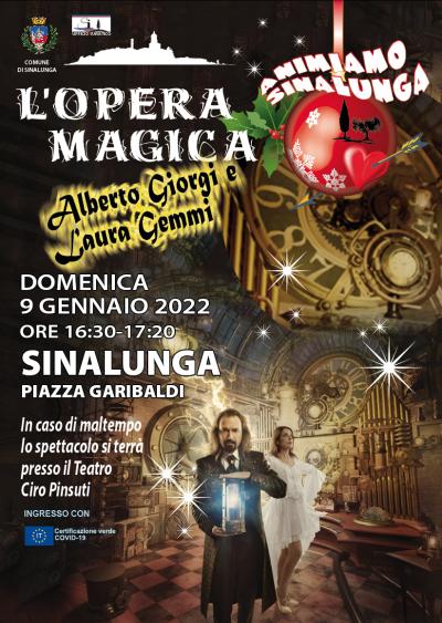 Spettacolo di illusionismo - L' Opera Magica - locandina