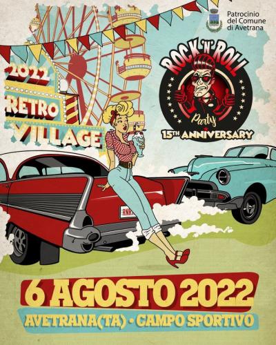 Rock aNd Roll Party 2022 Avetrana - locandina