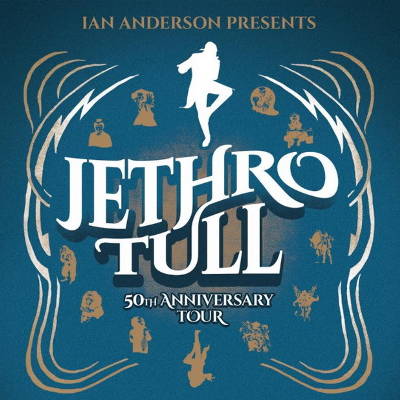 Jethro Tull locandina tour europeo 50th anniversary