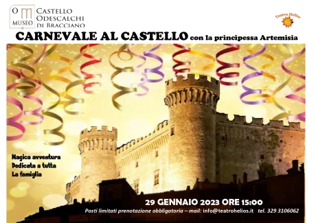 Locandina Carnevale al Castello 2023