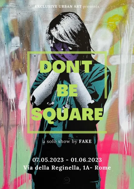 DON T BE SQUARE poster