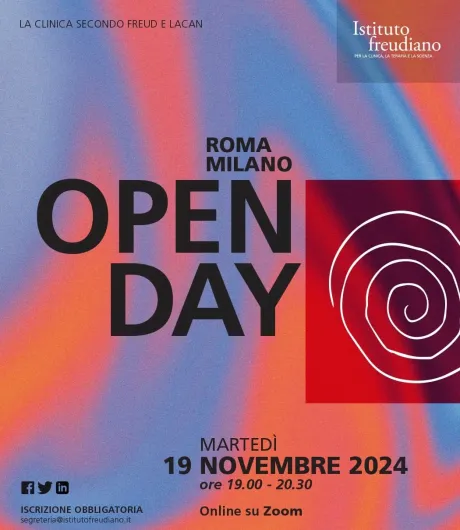 Open day Istituto freudiano novembre 2024