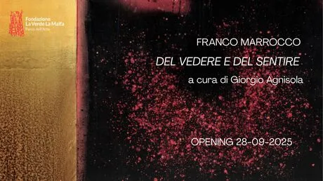 Del Vedere e del Sentire - invito alla mostra - 2025