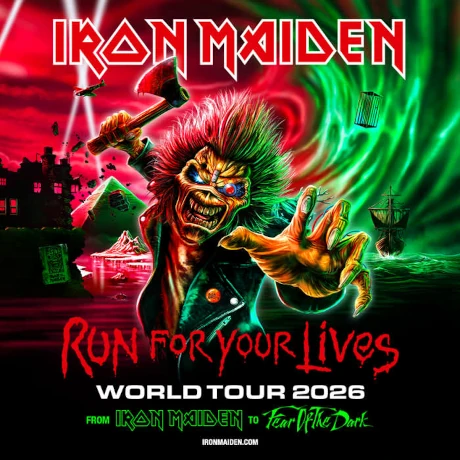 Iron Maiden Tour 2026 - Run for your lives Iron Maiden Tour 2026 - Run for your lives