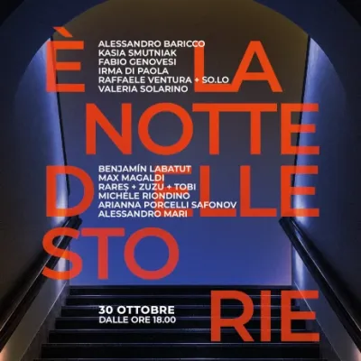 è la Notte delle Storie - scuola holden - locandina