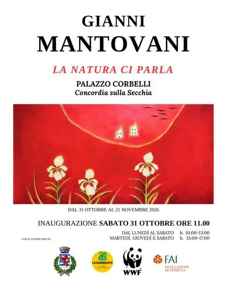 Locandina mostra La natura ci parla