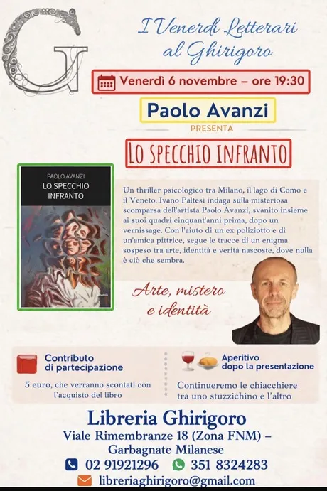 Paolo Avanzi alla Libreria Ghirigoro