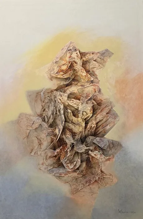 Materia sensibile alle ocre gialla, rossa e ombra  - 2015