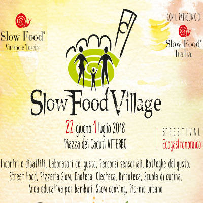 Slow Food Village 2018 Slow Food Village 2018