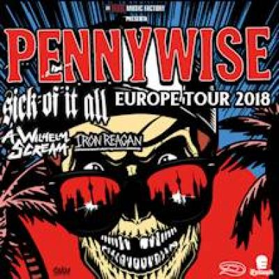 Pennywise Europe tour 2018, locandina