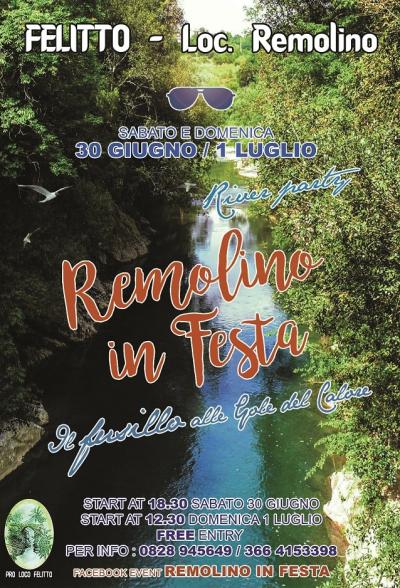 Remolino in Festa, flyer