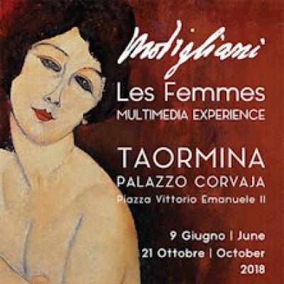 Modigliani Les Femmes multimedia Experience, locandina della mostra