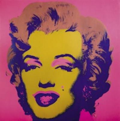 ritratto Marilyn Monroe firmato Andy Warhol