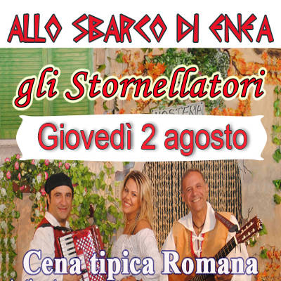 cena con gli Stornellatori, locandina cena con gli Stornellatori, locandina