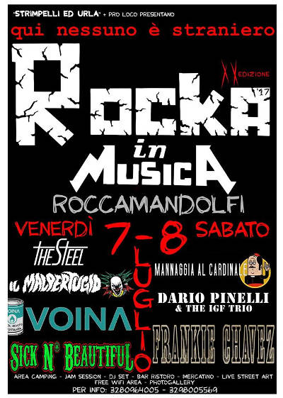 manifesto Rocka in Musica 2017 Roccamandolfi