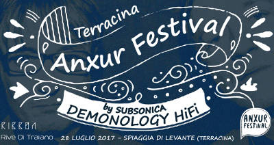 locandina serata Demonology HiFi - Anxur Festival 2017 estate