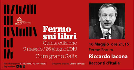 Riccardo Iacona a Fermo sui Libri 2019, V edizione. Fermo Forum, Fermo, 16 maggio 2019. © Fermo sui Libri 2019.