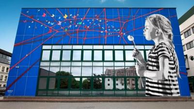 Alessio-b, murales infocamere Padova - 2019