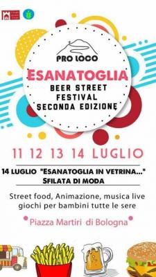 Esanatoglia Beer Street Festival 2019, seconda edizione, 11-12-13-14 luglio 2019. © Esanatoglia Beer Street Festival / Pro Loco Esanatoglia.