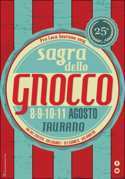 logo sagra dello gnocco Taurano 2019