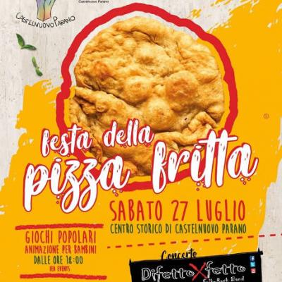 FEsta dellapizza fritta 2019 - Castelnuovo Parano, locandina