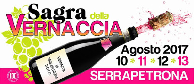 58^ Sagra della Vernaccia di Serrapetrona, dal 10 al 13 agosto 2017. © Pro Loco Serrapetrona