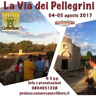 locandina La via dei Pellegrini - Conversano 2017