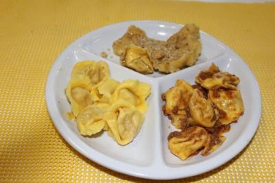 Cappellacci in salse varie