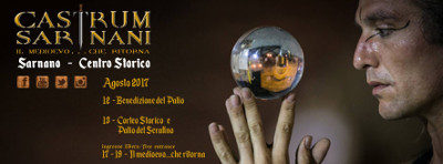 Castrum Sarnani, il Medioevo che ritorna, 9^ edizione. Sarnano, 13-21 agosto 2017. © Associazione Tamburini del Serafino Castrum Sarnani, il Medioevo che ritorna, 9^ edizione. Sarnano, 13-21 agosto 2017. © Associazione Tamburini del Serafino