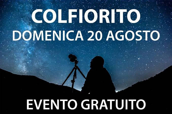 Serata sotto le stelle @ Parco Regionale di Colfiorito, 20 agosto 2017. © Associazione Astronomica Antares