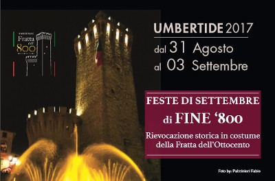 Fratta dell'Ottocento, rievocazione storica a Umbertide, edizione 2017, dal 31 agosto al 03 settembre. © Comune di Umbertide Fratta dell'Ottocento, rievocazione storica a Umbertide, edizione 2017, dal 31 agosto al 03 settembre. © Comune di Umbertide